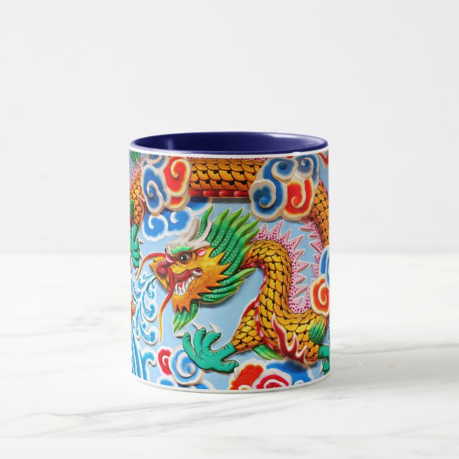Chinese Colourful Wall Art Mug (Center)