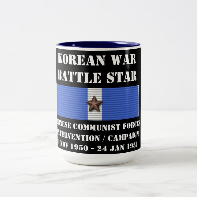 Chinese Communist Forces Intervention Campaign Two-Tone Coffee Mug (Center)