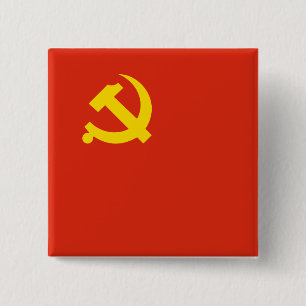 Chinese Communist Party, Colombia 15 Cm Square Badge
