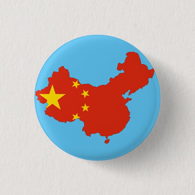 Chinese country 3 cm round badge (Front)
