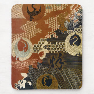 Chinese Cranes Mouse Pad