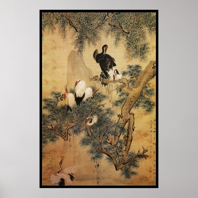 Chinese Cranes Poster (Front)
