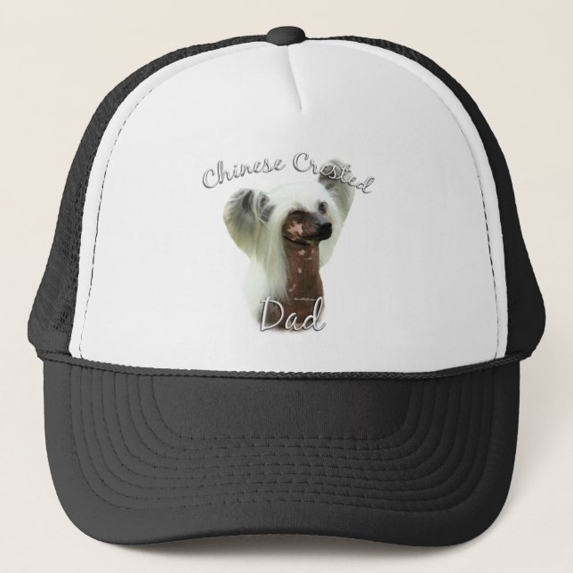 Chinese Crested Dad 2 Trucker Hat (Front)
