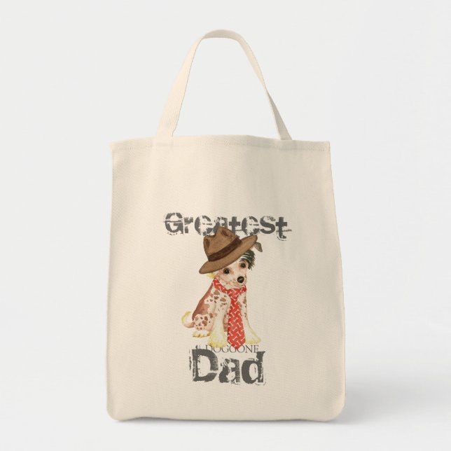 Chinese Crested Dad Tote Bag (Front)