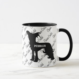 Chinese Crested Dog Silhouette Mug