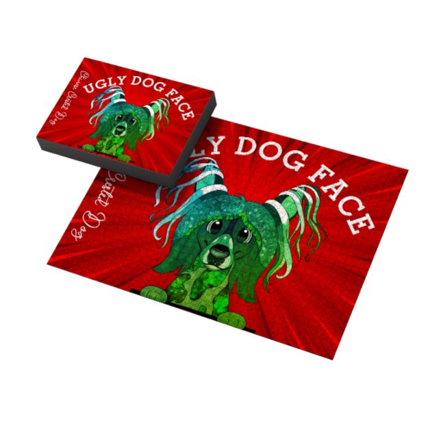 Chinese Crested Dog ugly face 1000 piece  Jigsaw Puzzle (Creator Uploaded)