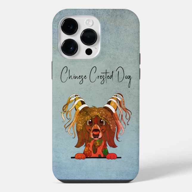 Chinese Crested Dog Ugly Face  iPhone Case (Back)
