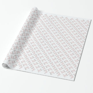 Chinese Crested (hairless) History Design Wrapping Paper