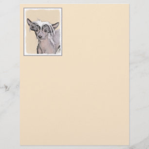 Chinese Crested Hairless Painting Original Dog Art