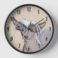 Chinese Crested Hairless Painting Original Dog Art