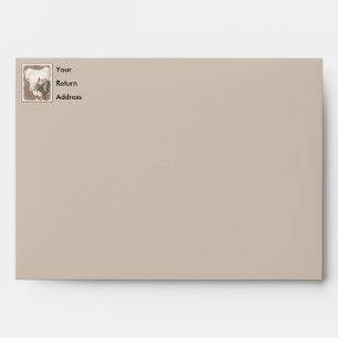 Chinese Crested Hairless Painting Original Dog Art Envelope