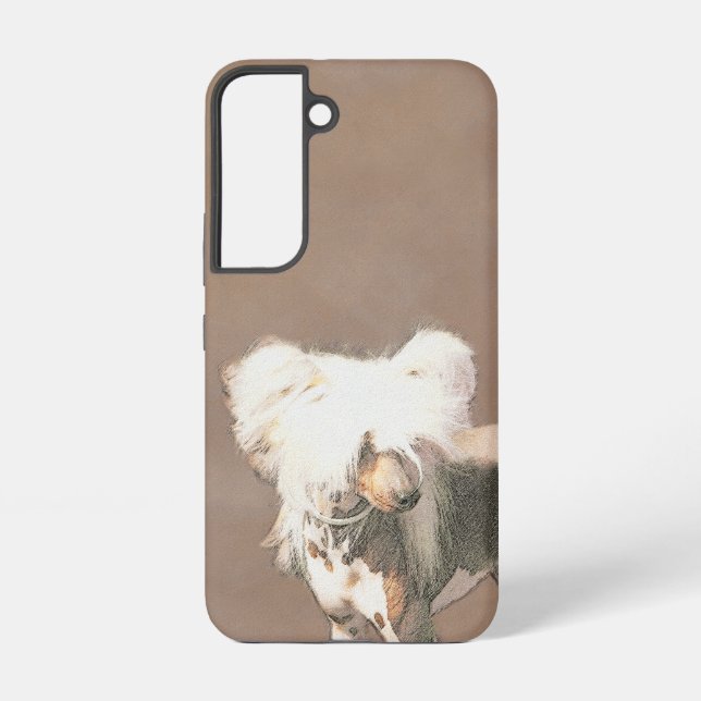 Chinese Crested Hairless Painting Original Dog Art Samsung Galaxy S22 Case (Back)