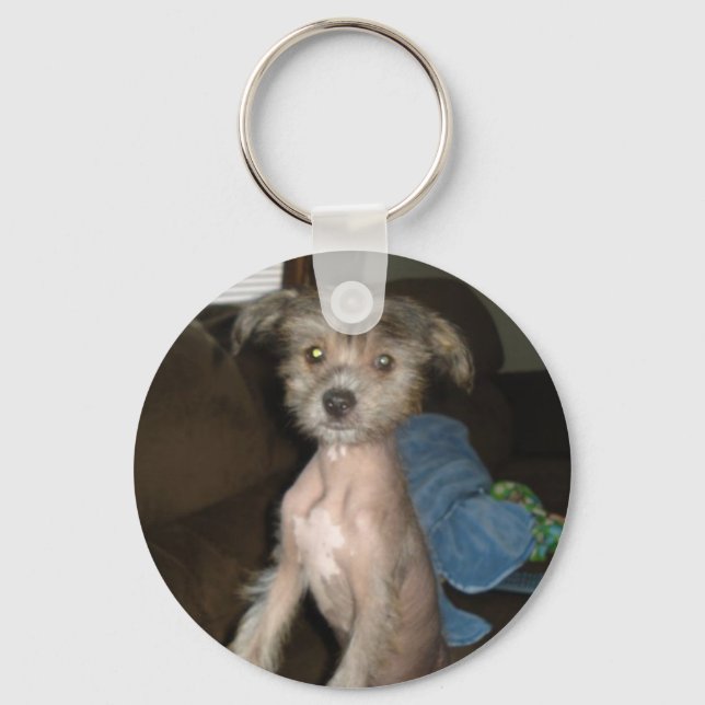 Chinese Crested KeyChain (Front)