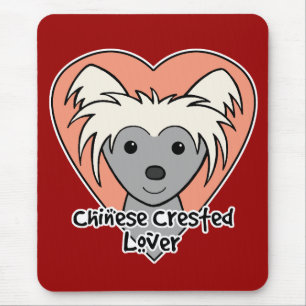 Chinese Crested Lover Mouse Pad