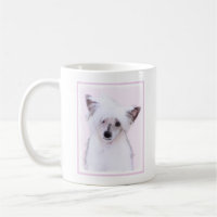 Chinese Crested Powderpuff Painting - Dog Art