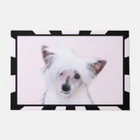 Chinese Crested Powderpuff Painting - Dog Art