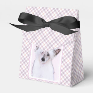 Chinese Crested Powderpuff Painting - Dog Art Favour Box