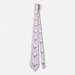 Chinese Crested Powderpuff Painting - Dog Art Tie