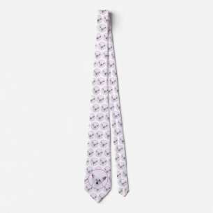 Chinese Crested Powderpuff Painting - Dog Art Tie