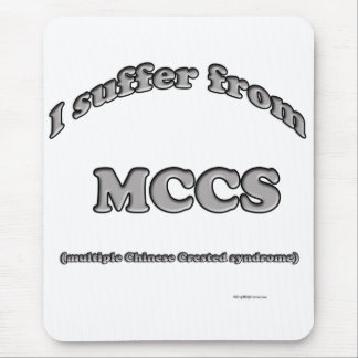 Chinese Crested Syndrome Mouse Pad