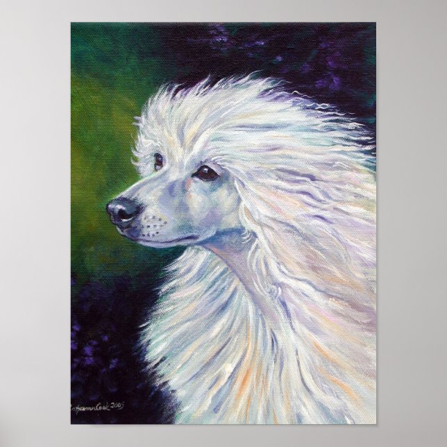 Chinese Crested Wall Print (Front)