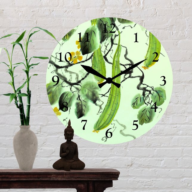 Chinese Cucumber Large Clock (Creator Uploaded)