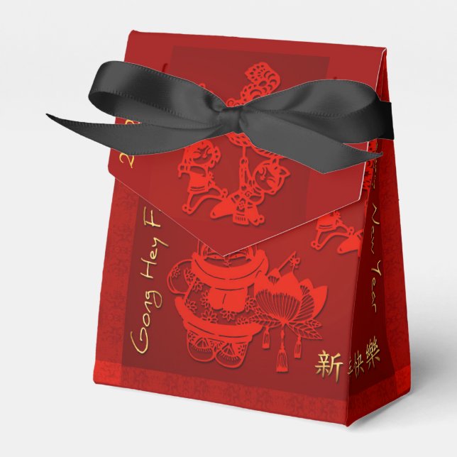 Chinese custom New Year Children dragon T Favour B Box (Front Side)