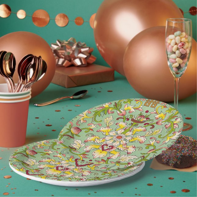 Chinese Design Paper Plates (Multi)