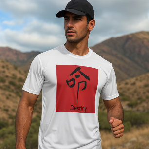 Chinese Destiny Symbol Calligraphy T-Shirt