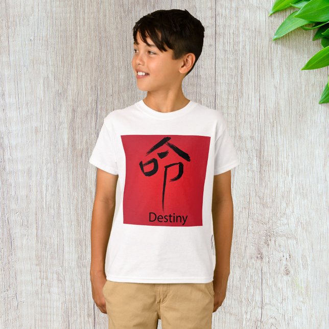 Chinese Destiny Symbol Calligraphy T-Shirt (Creator Uploaded)