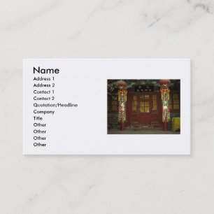 Chinese Door Business Card