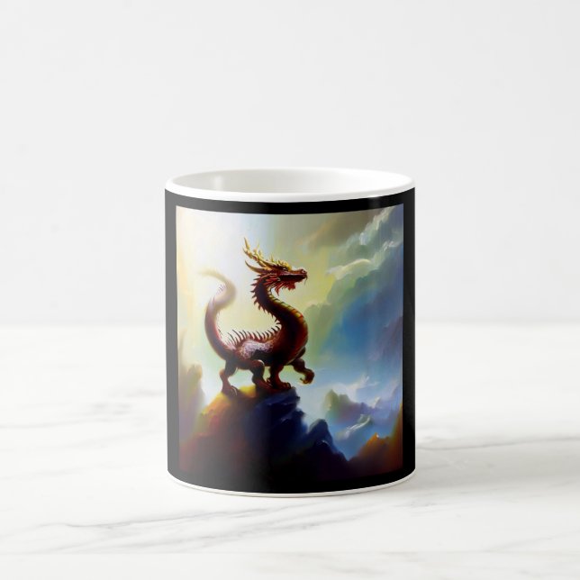 Chinese Dragon (3) Coffee Mug (Center)
