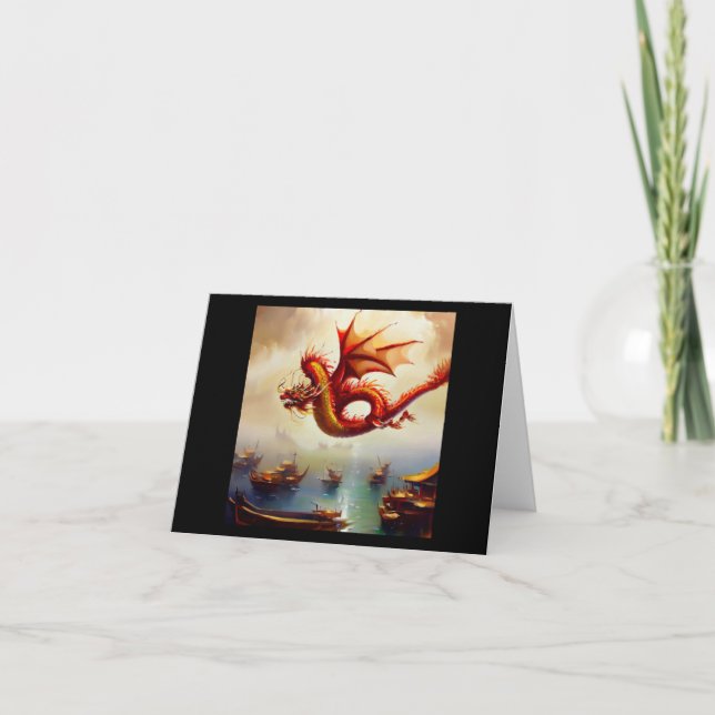 Chinese Dragon (9) Card (Front)