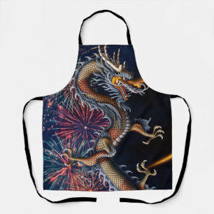 Chinese Dragon Apron