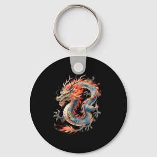 Chinese Dragon Asian Mythology Zodiac Key Ring
