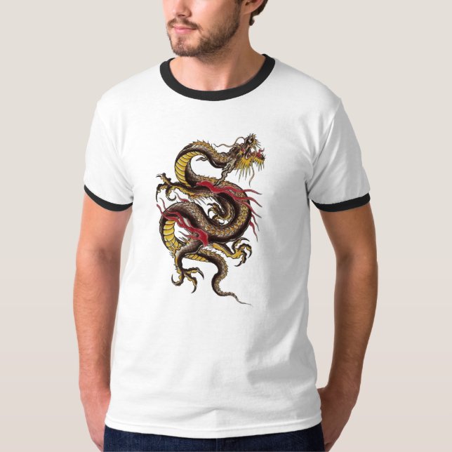 chinese-dragon-black T-Shirt (Front)