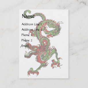 Chinese Dragon Business Card