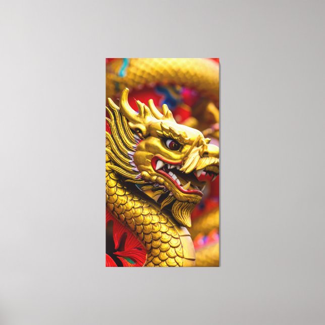Chinese Dragon Canvas Print (Front)