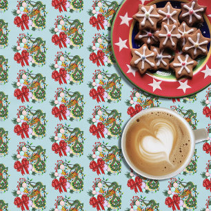 Chinese Dragon Christmas Wreath Tablecloth