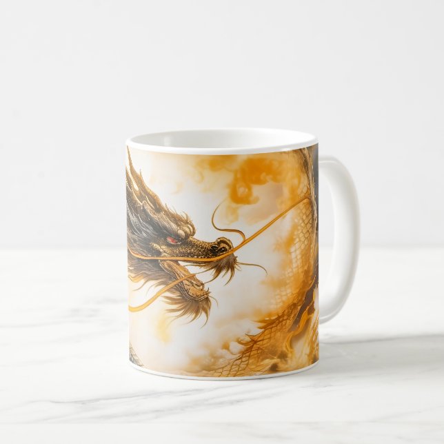 Chinese Dragon Coffee Mug (Front Right)