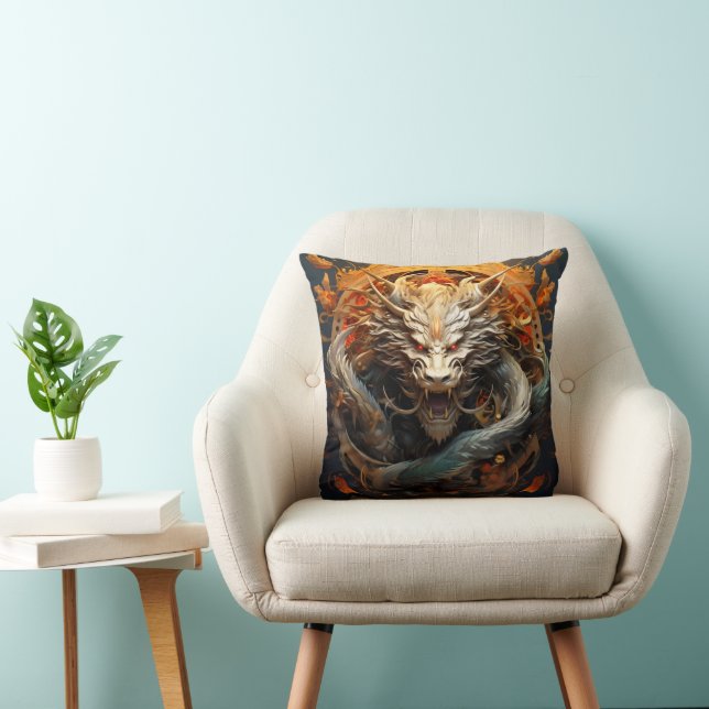 Chinese Dragon Cushion (Chair)