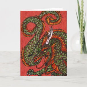 Chinese Dragon Greeting Card