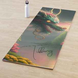 Chinese Dragon Head Yoga Mat