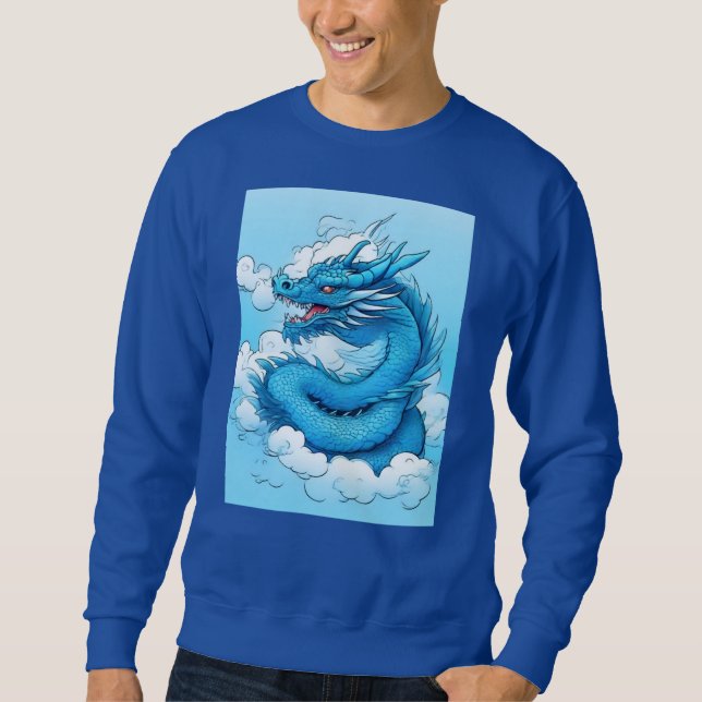 Chinese Dragon in the Clouds Sweatshirt (Front)