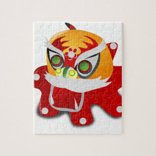 chinese dragon jigsaw puzzle