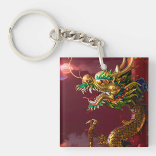 Chinese dragon key ring