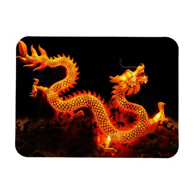 Chinese Dragon Lantern Magnet (Horizontal)