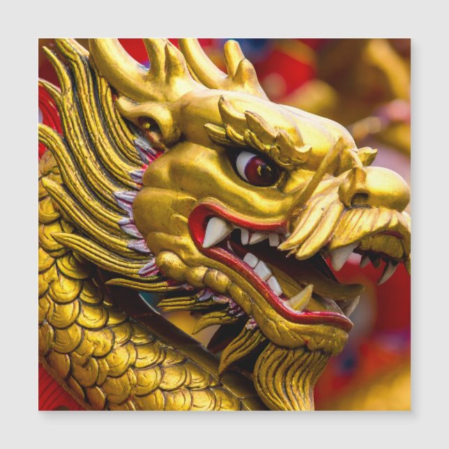 Chinese Dragon magnetic card (Front)