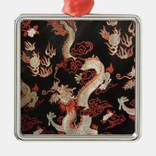 Chinese Dragon Metal Tree Decoration