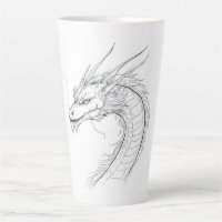 Chinese Dragon Minimalist Line